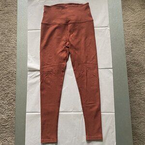 Beyond Yoga Spacedye High-waisted Leggings - Heather Orange